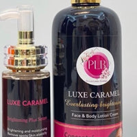 LUXE CARAMEL FACE AND BODY LOTION &SERUM